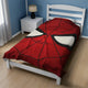 Velveteen Spider Blanket - Luxury Home Blanket | Printed Superhero Throw, Snuggle Sofa Throw