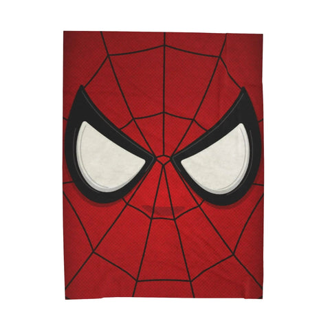 Velveteen Spider Blanket - Luxury Home Blanket | Printed Superhero Throw, Snuggle Sofa Throw