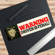 WARNING! Driver is FERAL (Possum)