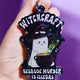 Witchcraft Because Murder Is Illegal Halloween Keychain