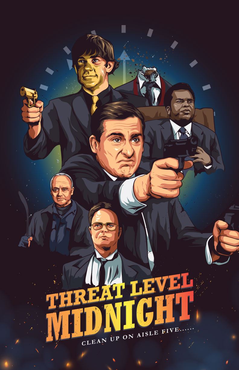 Threat Level Midnight Inspired Poster 18x24 Shut Up And Take My MONEY   119928391 776451266489977 3951119020307591535 N 1 