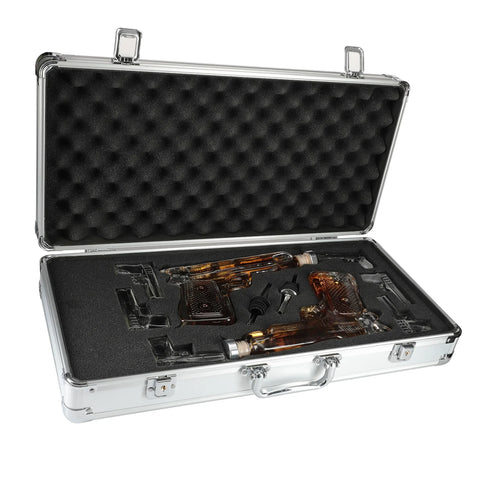 Pistol Whiskey Gun Decanter & Shot Glasses Set