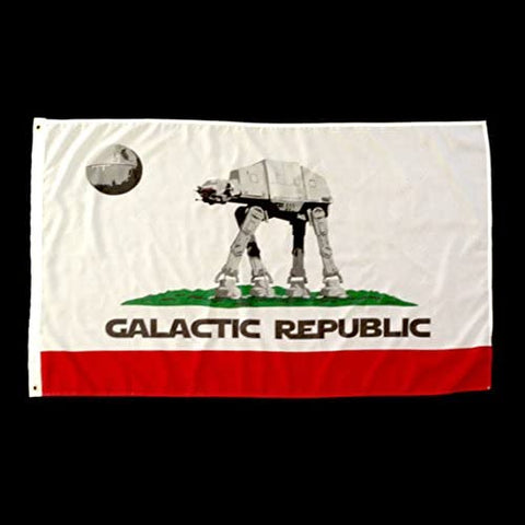 Galactic Republic (California Inspired) Flag 3' x 5'