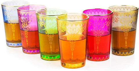 Hand-Made Moroccan Artisan Glasses