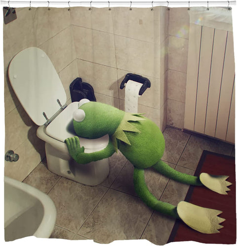 Kermit Hangover Shower Curtain