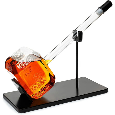 Thors Hammer Whiskey and Wine Decanter