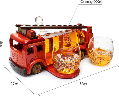 Firetruck Decanter