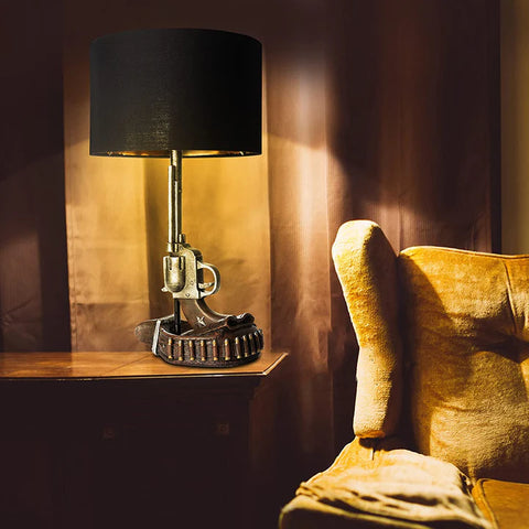 Revolver Six Shooter Pistol Lamp