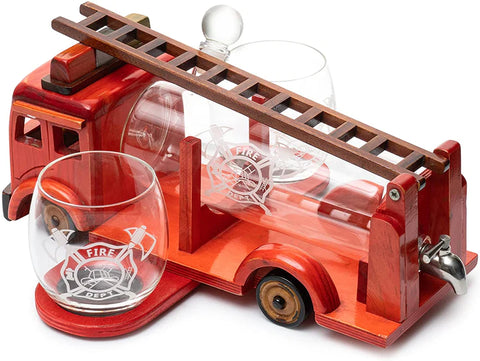 Firetruck Decanter