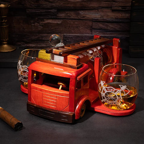 Firetruck Decanter