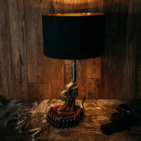 Revolver Six Shooter Pistol Lamp