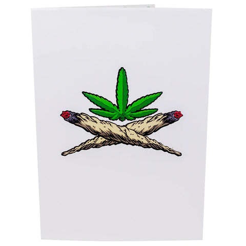 Cannibisism 3D Weed Card