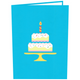 Surprise Cake Girl Birthday Greeting Card