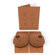 Naughty Knockers Inappropriate 3D Boobs Card (Color Variation: Brown)