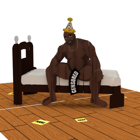 Barry Happy Birthday Inappropriate 3D Greeting Card