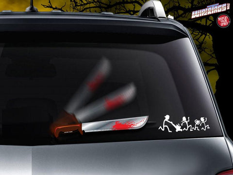 Bloody Machete Wiper Tag