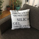 Silica Gel Throw Pillows