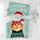 Meowy Christmas Endless Prank Holiday Card with Glitter