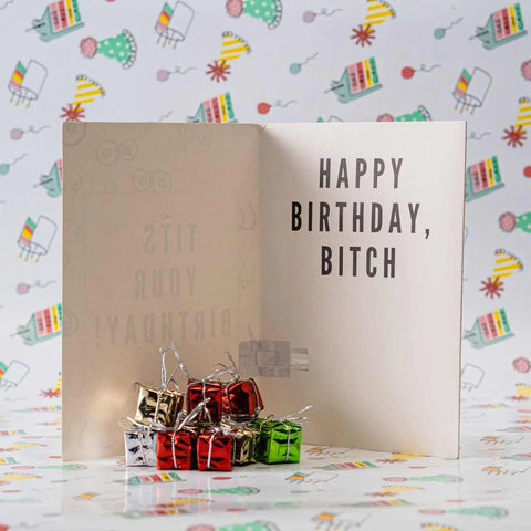 Tits Your Birthday - Never Ending Birthday Card for Her