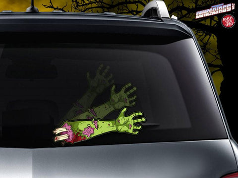 Dead Waving Zombie Arm Wiper Blade Decal