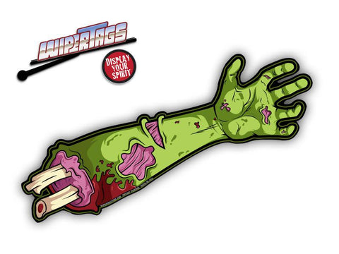 Dead Waving Zombie Arm Wiper Blade Decal