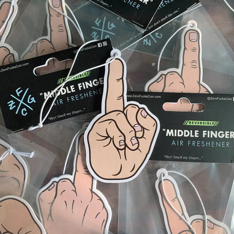 Middle Finger Air Freshener