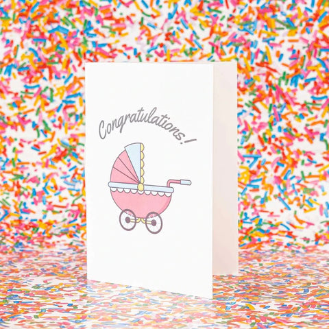 Congratulations on the New Baby! - Never-Ending Crying Baby Prank Greeting Card