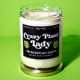 Crazy Plant Lady Citrus, Sea Salt And Dark Musk Scented Candle
