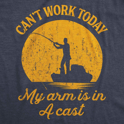 Can't Work Today My Arm Is In A Cast Father's Day Men's Shirt