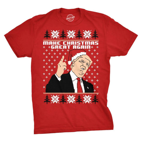 Make Christmas Great Again Ugly Christmas Sweater Men's Shirt