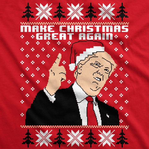 Make Christmas Great Again Ugly Christmas Sweater Men's Shirt