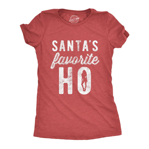 Santa's Favorite Ho Women's Christmas Shirt