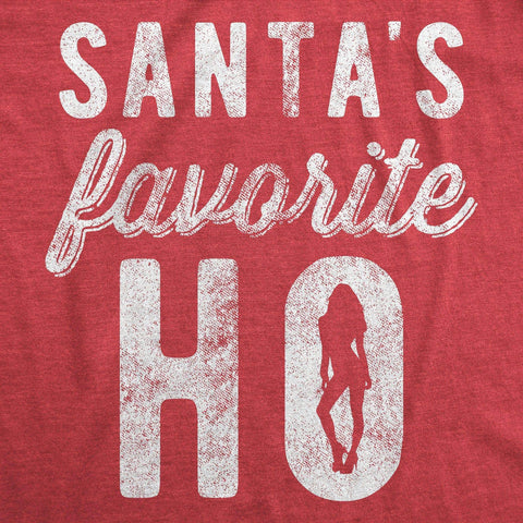 Santa's Favorite Ho Women's Christmas Shirt