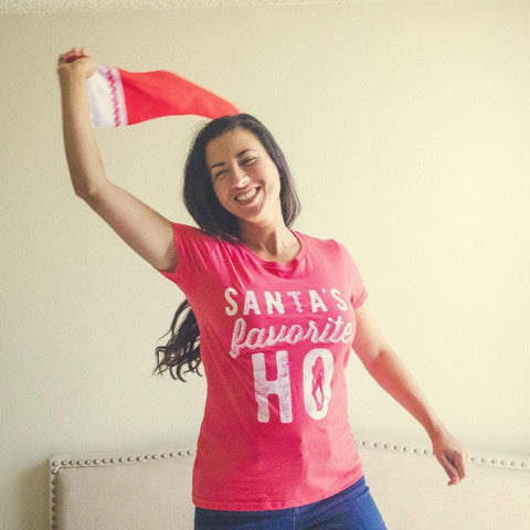 Santa's Favorite Ho Women's Christmas Shirt