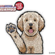 Fletcher Doodle Dog Waving WiperTags