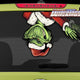 Grim Santa Waving WiperTags
