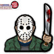 Masked Machete Killer Wiper Blade Decal