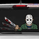 Masked Machete Killer Wiper Blade Decal