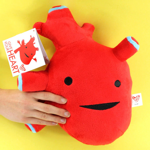 Heart Plush - I Got The Beat! - Plush Organ Stuffed Toy Pillow