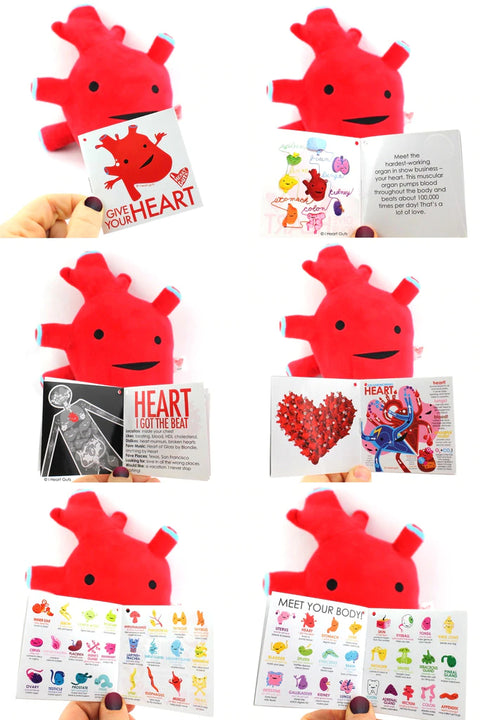 Heart Plush - I Got The Beat! - Plush Organ Stuffed Toy Pillow