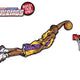 Flying G.O.A.T. Basketball Dunk WiperTag