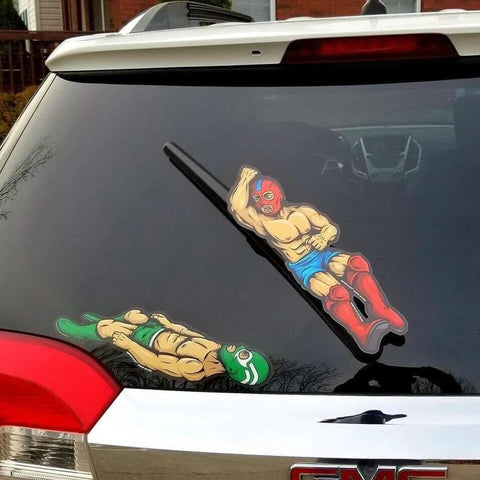 Luchador Elbow Drop Windshield Wipers