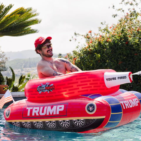 Trump Tank + Water Cannon by Float Factory