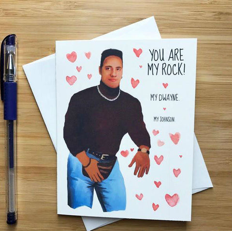 You Are My Rock Valentine's Day Card
